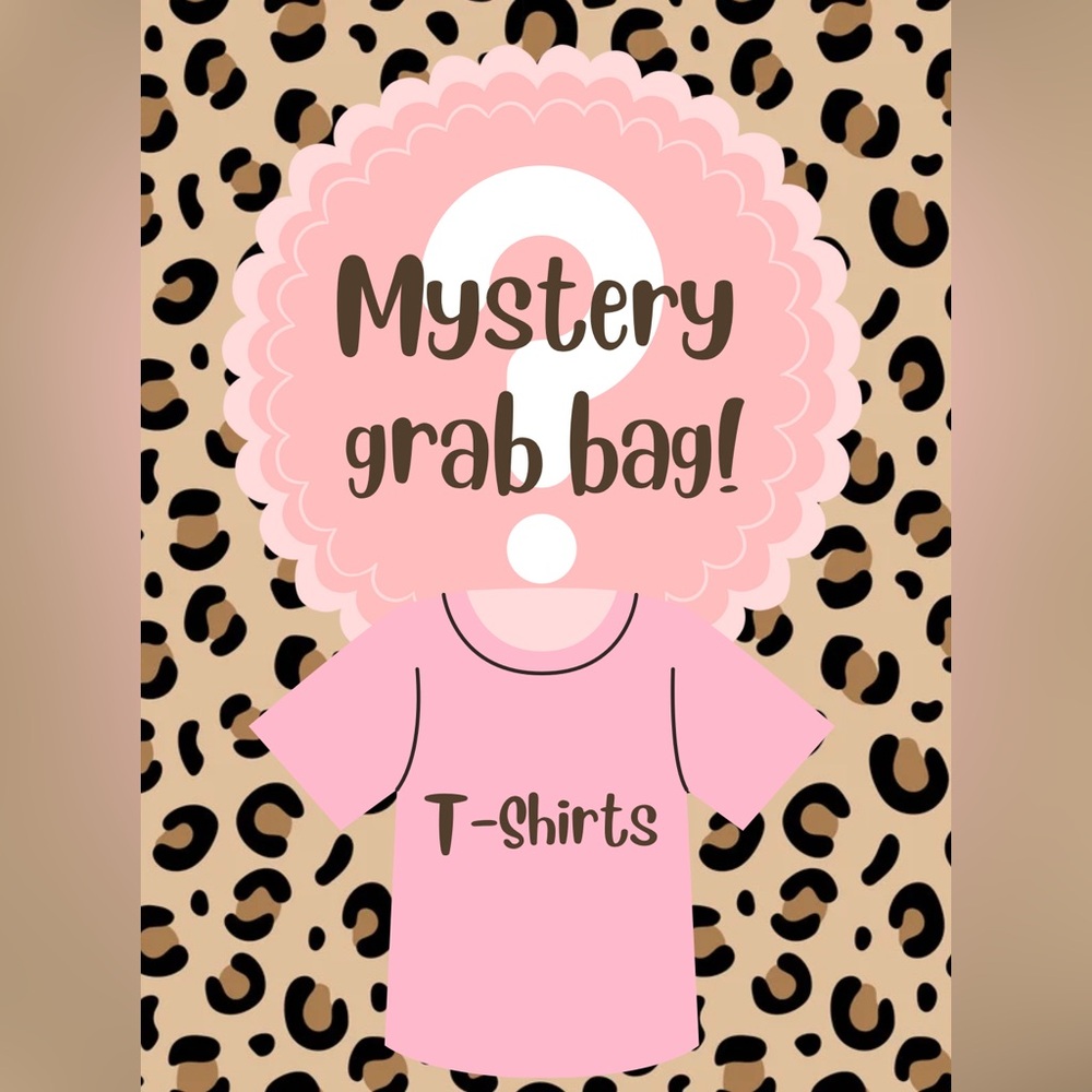 Mystery grab bag of 4 T-Shirts per bag!